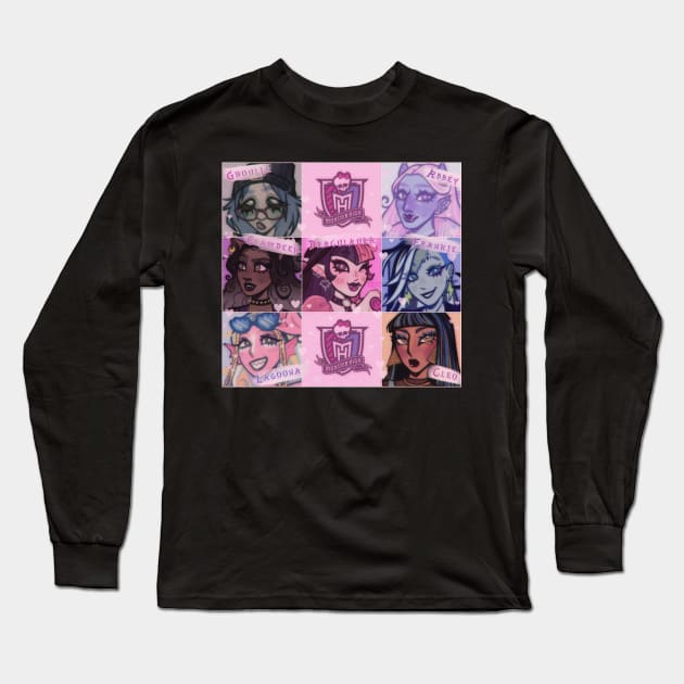 Monster High girls! Long Sleeve T-Shirt by Anemonaii